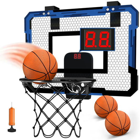 Kids Sports Toys Basketball Balls Toys for Boys Girls 3+ Years Old Wall Type Foldable Basketball Hoop Throw Outdoor Indoor Games