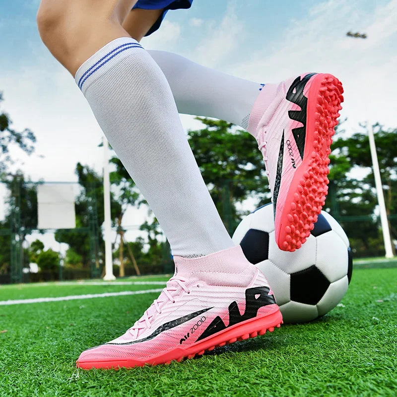 Professional Soccer Shoes For Men Society Cleats Grass Training Original Sneaker Indoor Non Slip Ultralight Football Field Boots